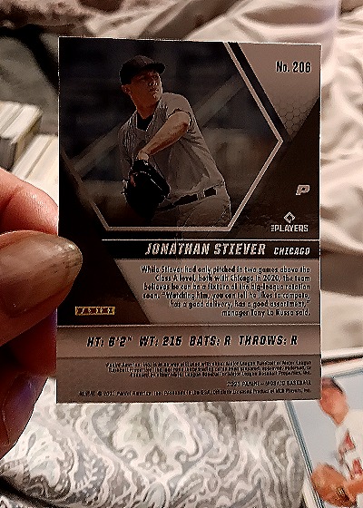 2021 Panini Mosaic #206 Jonathan Stiever — back