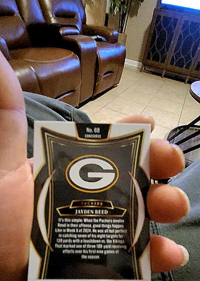 2024 Panini Select Concourse #68 Jayden Reed — back