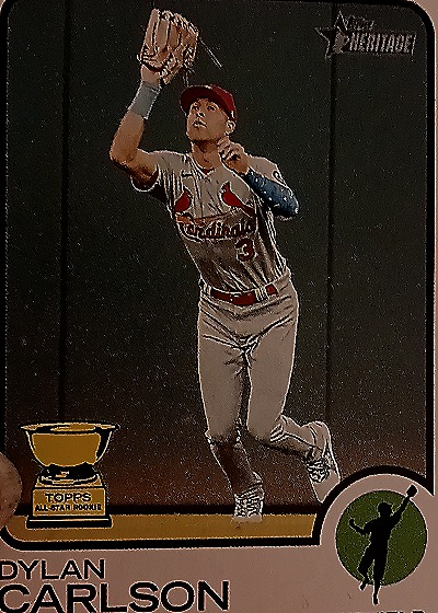 2022 Topps Heritage #259 Dylan Carlson — front