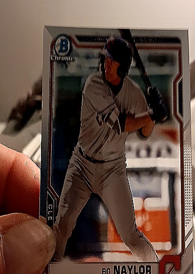 2021 Bowman Chrome #BCP-124 Bo Naylor — front