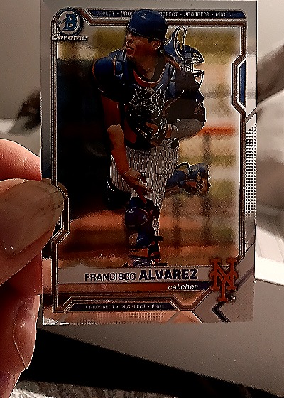 2021 Bowman Chrome #BCP-53 Francisco Alvarez — front