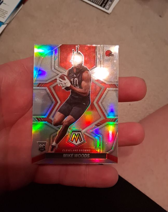 2022 Panini Mosaic #204 Mike Woods — front
