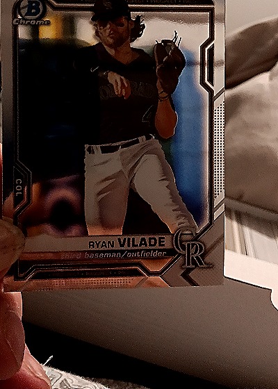 2021 Bowman Chrome Sapphire #BCP-68 Ryan Vilade — front