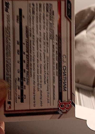 2024 Bowman Topps Pro Debut #BTP-9 G.J. Chatham — back