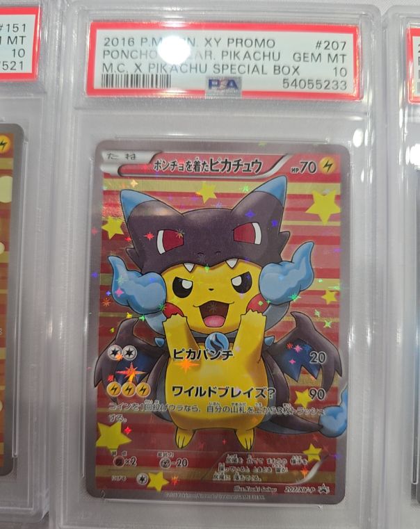 2016 Pokémon XY Promo #207 Poncho-Wearing Pikachu — front