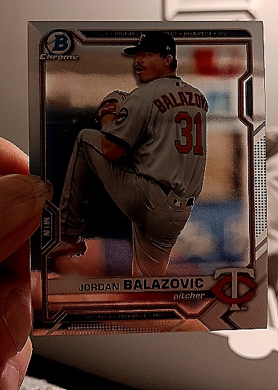 2021 Bowman Prospects #BP-61 Jordan Balazovic — front