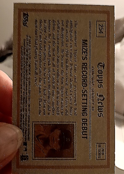 1963 Topps #234 Mickey Mantle — back