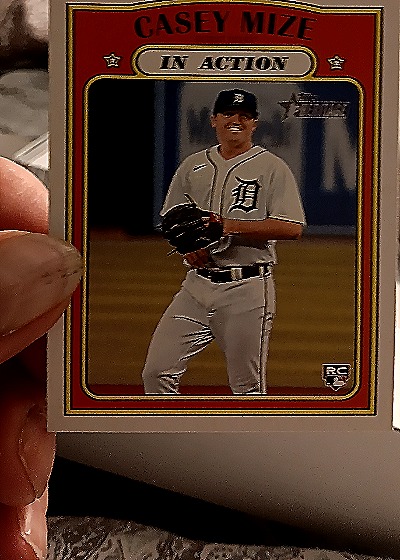 2022 Topps Casey Mize In Action #IA-1 Rookie Card — front