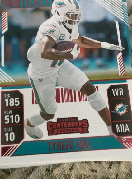 2024 Panini Contenders Season Ticket #62 Tyreek Hill — front
