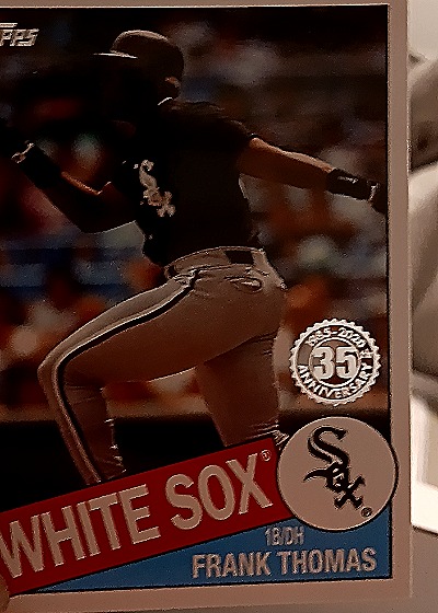 2020 Topps #85-32 Frank Thomas 1985 Topps Baseball 35th Anniversary — front
