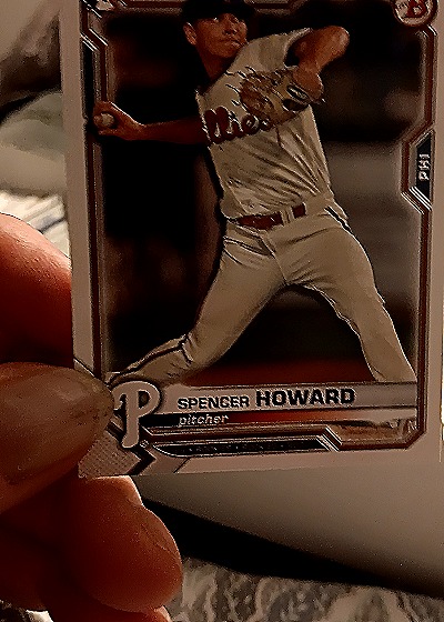 2021 Bowman #16 Spencer Howard — front