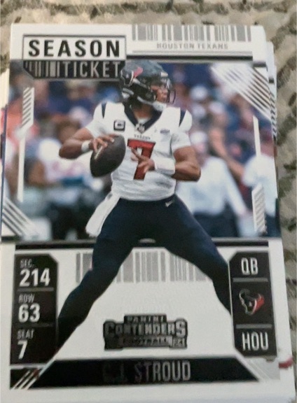 2024 Panini Contenders Season Ticket #214 C.J. Stroud — front