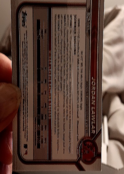 2023 Topps #SS Jordan Lawlar — back