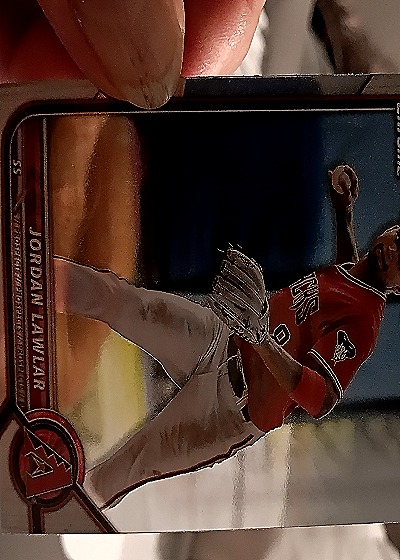 2022 Bowman Chrome Draft #SCP141 Jordan Lawlar — front