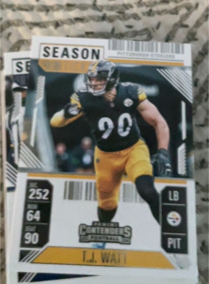 2024 Panini Contenders Season Ticket #83 T.J. Watt — front