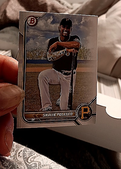 2022 Bowman Baseball Prospects #BP-145 Shalin Polanco — front