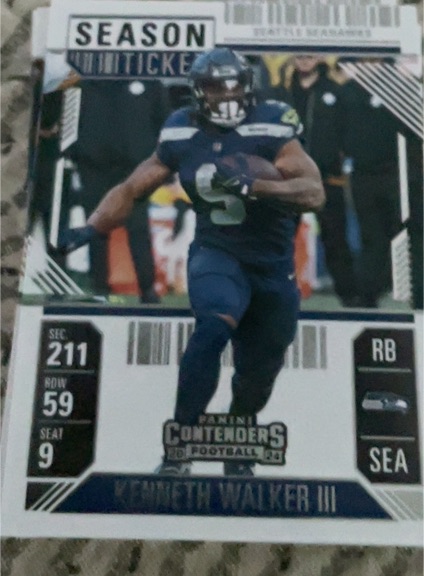 2024 Panini Contenders Season Ticket #89 Kenneth Walker III — front