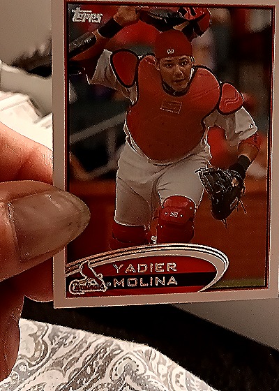 2012 Topps #174 Yadier Molina — front