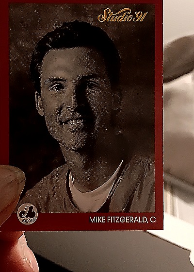1991 Leaf Studio #196 Mike Fitzgerald — front