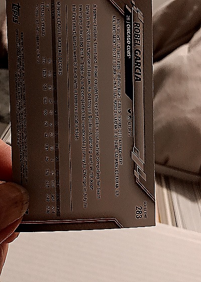2021 Topps #283 Robel Garcia — back