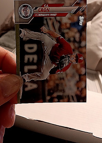 2018 Topps #154 C.J. Cron — front