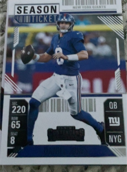 2024 Panini Contenders #73 Daniel Jones Season Ticket — front