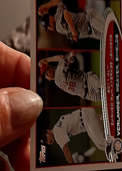 2012 Topps #52 Justin Verlander Jered Weaver James Shields League Leaders — front