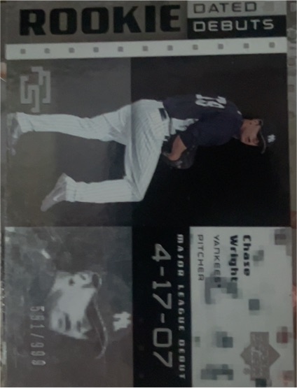 2007 Upper Deck Future Stars Rookie Dated Debut #RD-CW Chase Wright — front