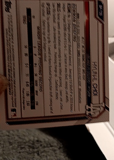 2021 Bowman #BCP-130 Hyun Il Choi — back