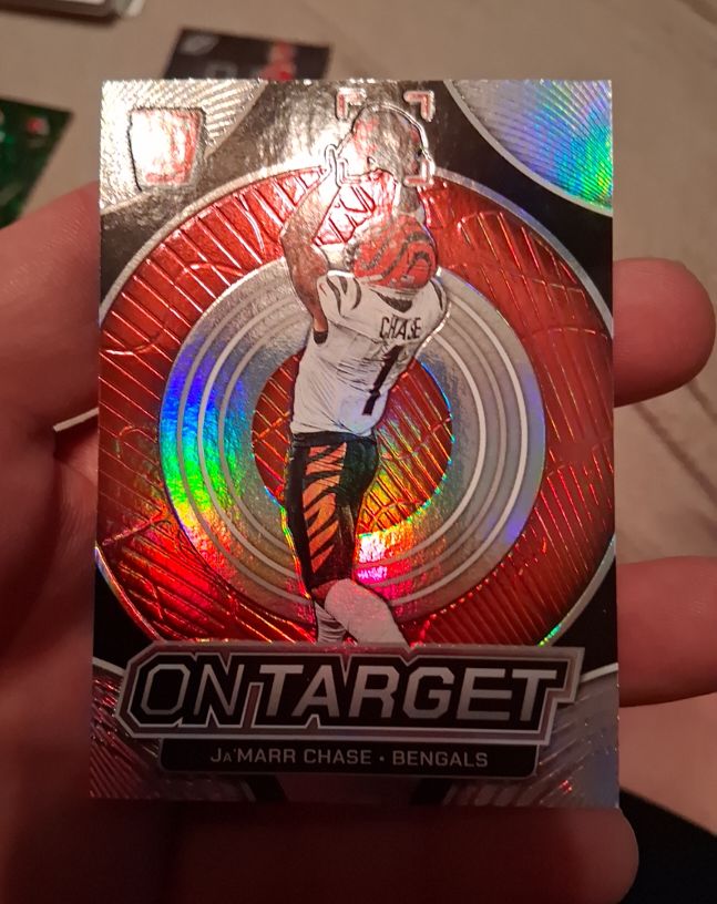 2024 Panini Totally Certified #14 Ja'Marr Chase On Target Mirror — front