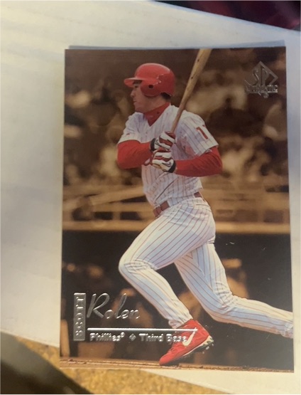 1999 Upper Deck SP Authentic #64 Scott Rolen — front