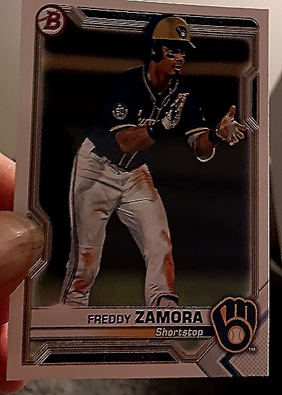 2021 Bowman Paper Prospects #BP-2 Freddy Zamora — front