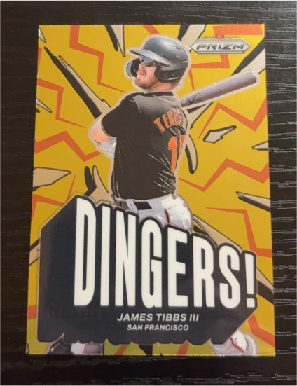 2025 Panini Prizm #25 James Tibbs III Dingers! — front