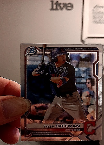 2021 Bowman Chrome Draft #BDC-1 Tyler Freeman — front
