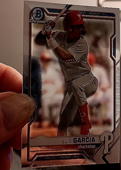 2021 Bowman Chrome Prospects #BCP-73 Luis Garcia — front
