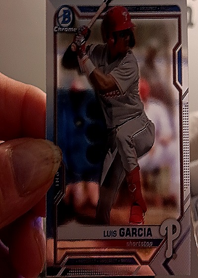 2021 Bowman Luis Garcia Camo #BP-79 — back