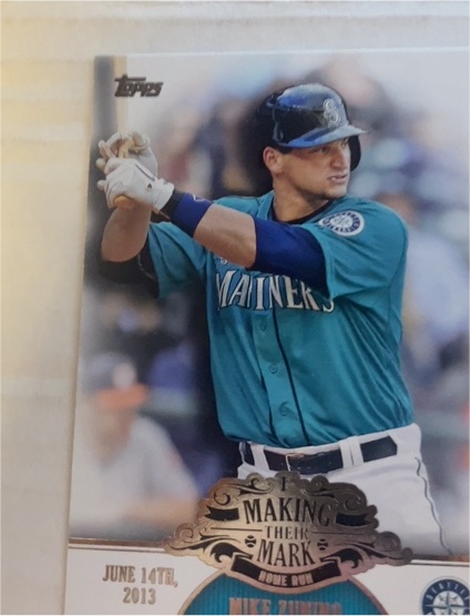 2013 Topps Update #MM-31 Mike Zunino Making Their Mark — front