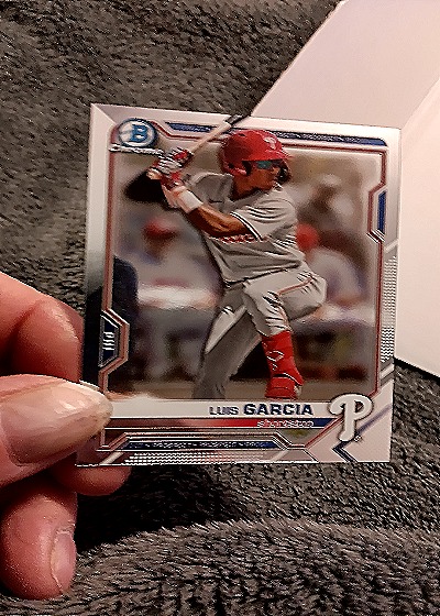 2021 Bowman #BP-79 Luis Garcia — front