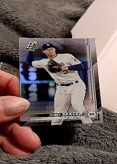 2019 Bowman Platinum #38 Corey Seager — front