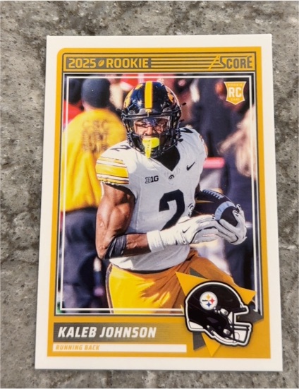 2025 Panini Score #12 Kaleb Johnson — front