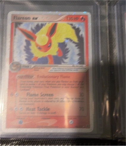 2006 Pokemon TCG Flareon ex #108 — front