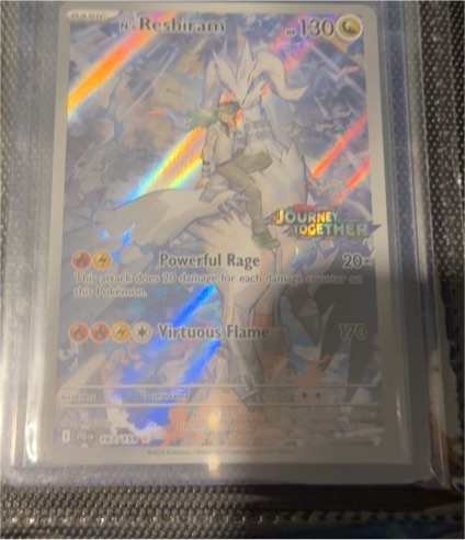 2023 Pokémon Journey Together #167 N's Reshiram — front