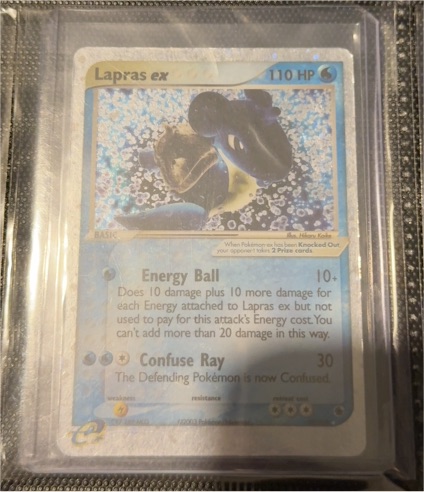 2003 Pokemon EX Ruby & Sapphire #99 Lapras ex — front