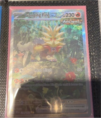 2024 Pokémon TCG Gouging Fire EX #204 — front