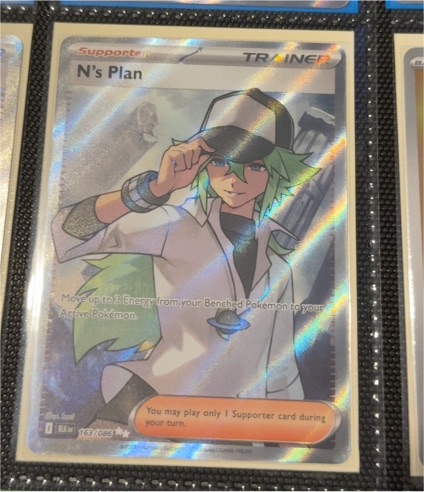 2022 Pokémon SV11b #163 N's Plan Black Bolt — front