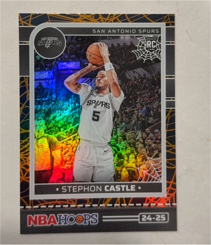 2024-25 Panini NBA Hoops #24-25 Stephon Castle — front