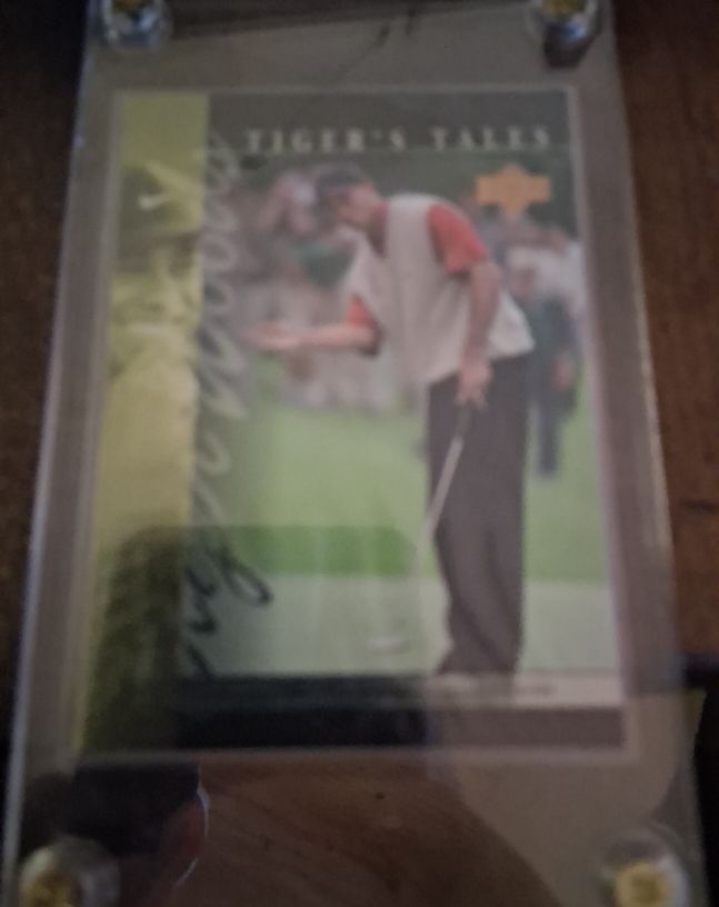 2001 Upper Deck Tiger's Tales #TT24 Tiger Woods — front