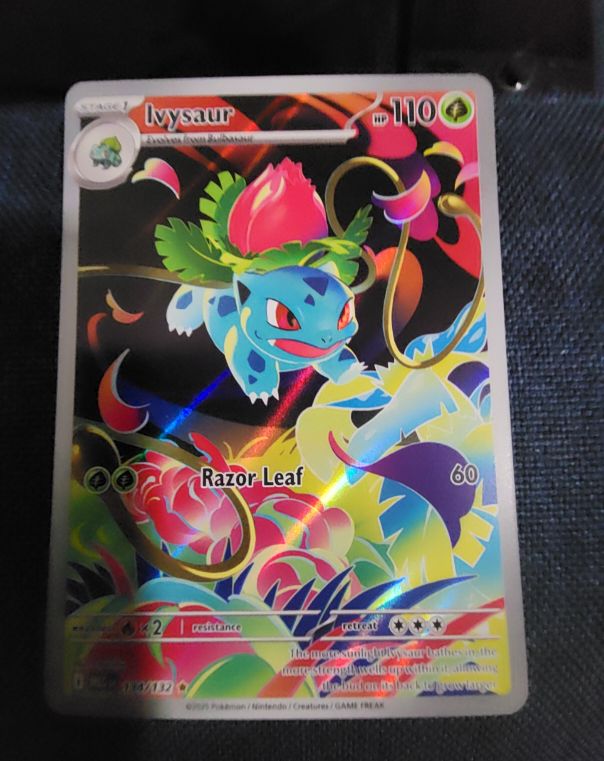 2025 Pokémon Mega Evolution #134 Ivysaur — front