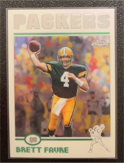 2004 Topps Chrome #100 Brett Favre — front