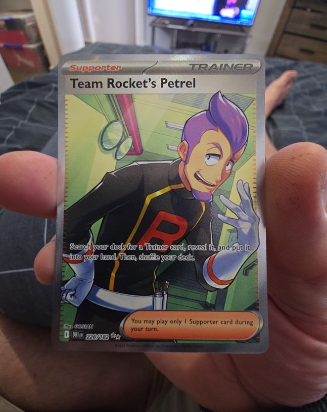 2025 Pokémon Sv10: Destined Rivals #226 Team Rocket's Petrel — front